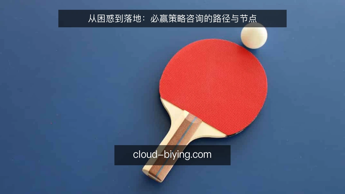 从困惑到落地：必赢策略咨询的路径与节点