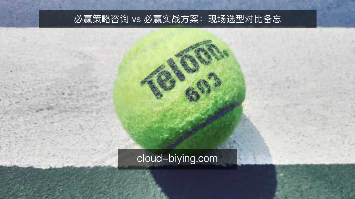 必赢策略咨询 vs 必赢实战方案：现场选型对比备忘